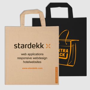 Click for enlarging Cotton Bags with Short Handles 0