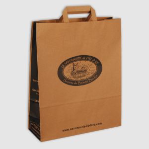 Click for enlarging Flat Handle Paper Bags 1