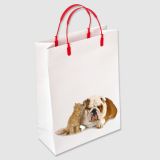 Хартиени чанти с дръжки със защипване 0