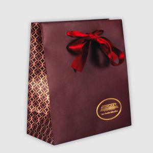 Click for enlarging Paper Bags with Ribbon Handles 1